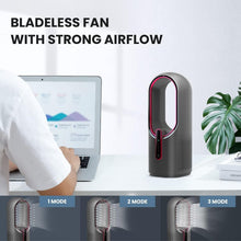 Load image into Gallery viewer, Quiet Bladeless Office Fan - Compact Design with Touch Control for Home &amp; Desk