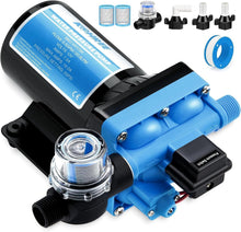 Load image into Gallery viewer, Versatile 12 Volt Water Pump with 55PSI Pressure - Perfect for RVs &amp; Marine Use
