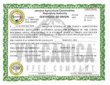 Load image into Gallery viewer, Richly Flavorful Jamaica Blue Mountain Coffee Blend, Medium Roast – 16 Ounces
