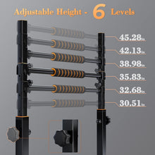 Load image into Gallery viewer, Stable Adjustable Dip Stand with Folding Design - 1200LBS Capacity for All Users