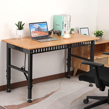 Load image into Gallery viewer, Multi-Level Height Adjustable Workbench with 4 AC Outlets for Garage and Home