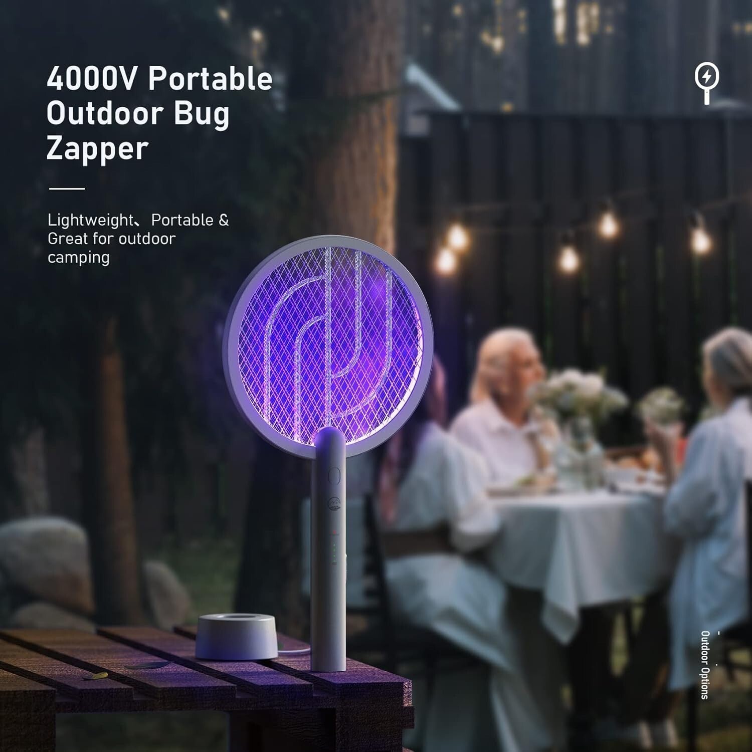 Dual-Function Electric Fly Swatter & Mosquito Trap Lamp - Safe & Eco-Friendly