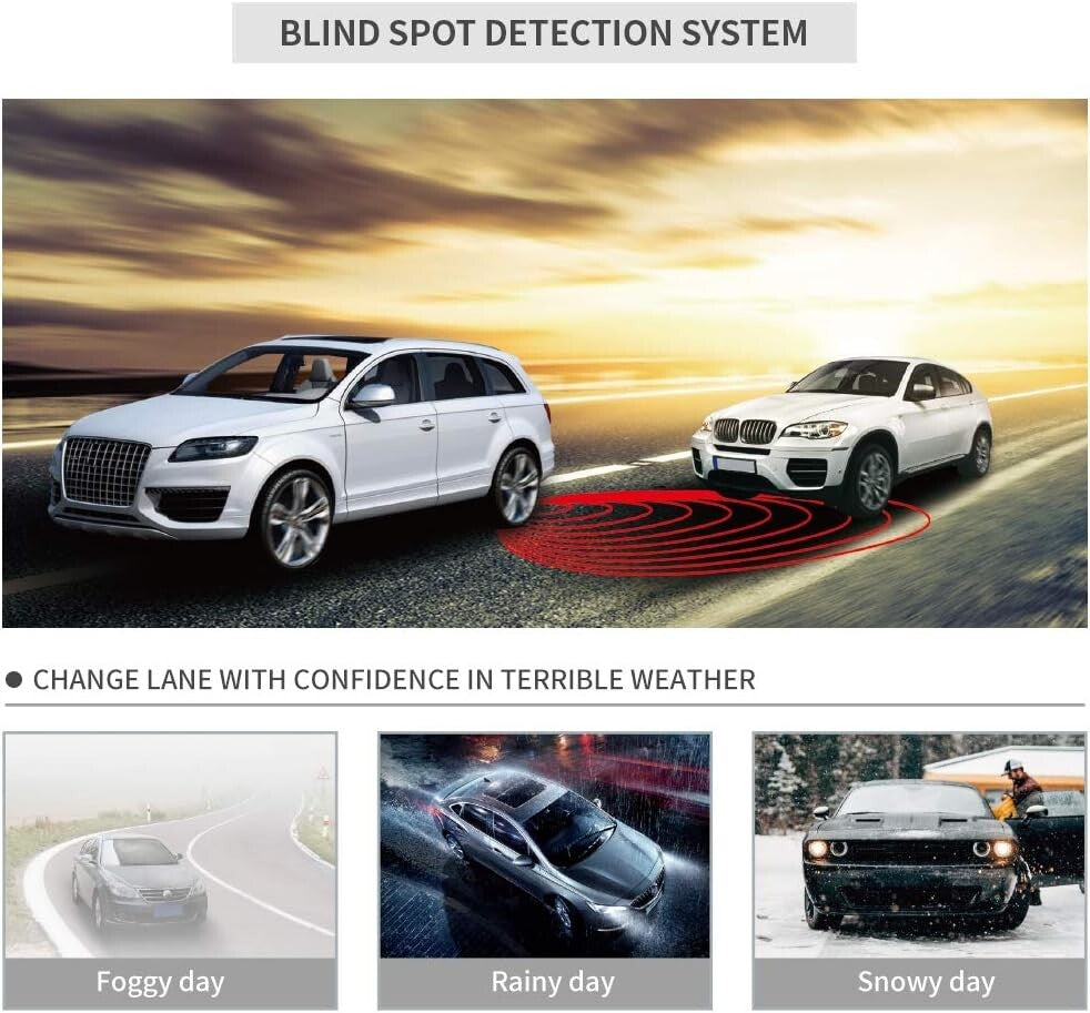 24GHz Blind Area Detection System with Lane Change Assistant - Safety Enhancer