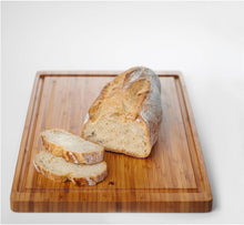 Load image into Gallery viewer, Rectangular Bamboo Cutting Board with Juice Rim - 45 x 30 cm for Kitchen Prep