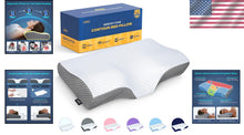 Load image into Gallery viewer, 5X Support Cervical Pillow - Adjustable &amp; Hypoallergenic for All Sleep Positions