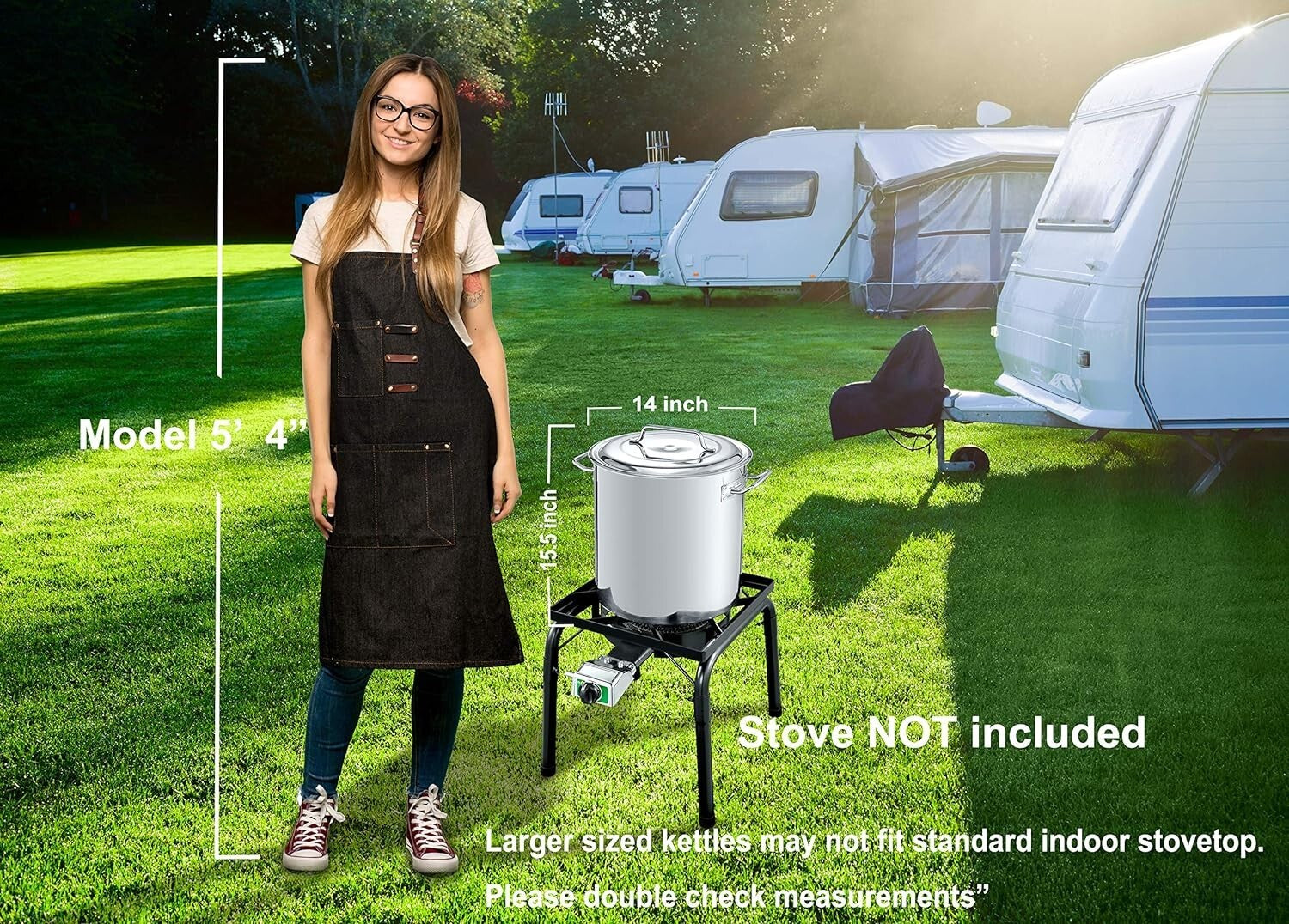 Versatile 40QT Stainless Steel Stockpot with Steamer Basket - Ideal for Boiling