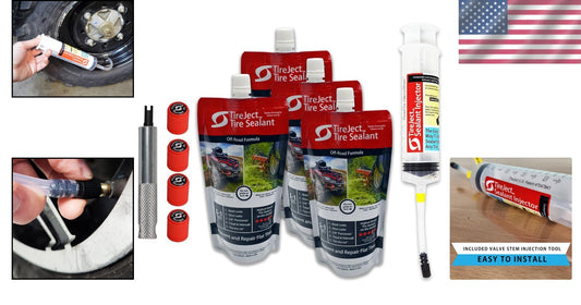 40oz Off-Road Tubeless Tire Sealant Kit - Permanent Flat Tire Repair Solution