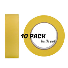 Load image into Gallery viewer, Flexible Yellow Masking Tape for Automotive Use - 10-Pack, Easy Tear Design