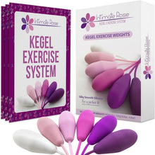 Load image into Gallery viewer, Premium 6 Silicone Kegel Exercisers with Natural Biofeedback - Easy &amp; Effective