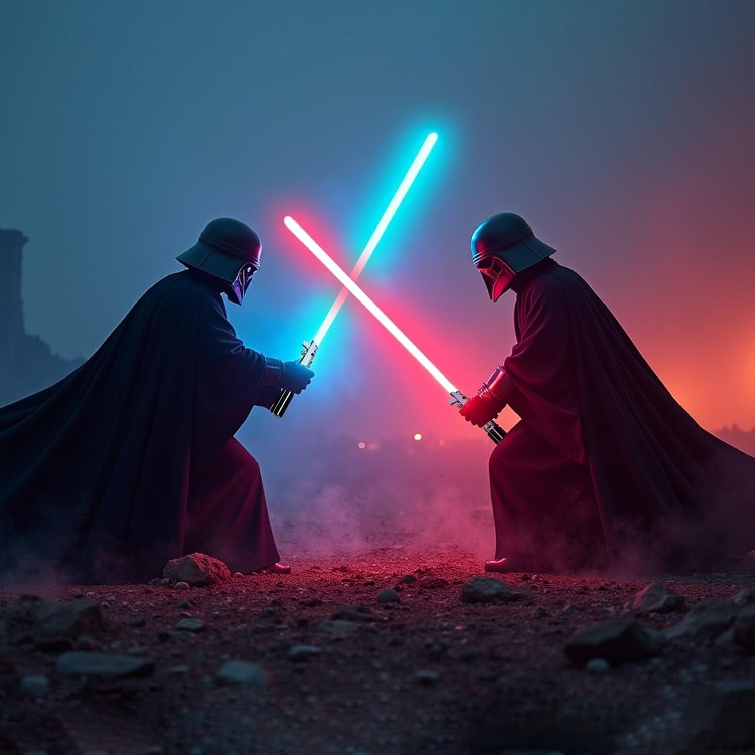 RGB Dueling Lightsaber with 39 Sound Effects - Perfect for Cosplay & Collecting