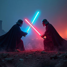 Load image into Gallery viewer, RGB Dueling Lightsaber with 39 Sound Effects - Perfect for Cosplay &amp; Collecting