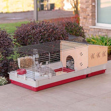 Load image into Gallery viewer, Complete Rabbit Starter Kit: 55.9' Extra-Large Cage with Hutch &amp; Accessories