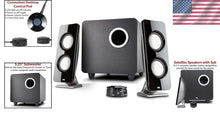 Load image into Gallery viewer, Versatile 2.1 Multimedia Speakers with Wired Subwoofer for Desktop &amp; Gaming