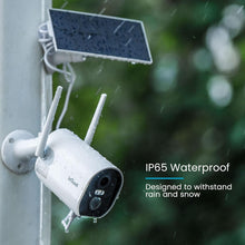 Load image into Gallery viewer, AI Motion Detection Solar Camera - 3MP Color Night Vision, Works with Alexa