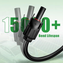 Load image into Gallery viewer, Weather-Resistant 10AWG Solar Panel Extension Cable - 50FT with IP67 Connectors