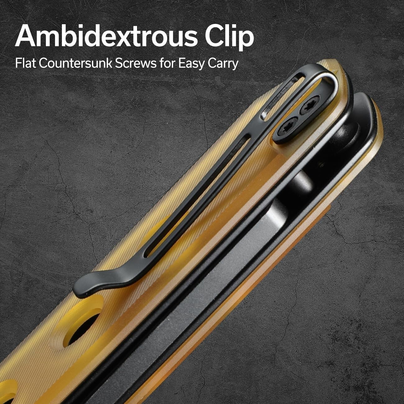 Superlock EDC Pocket Knife with Nitro-V Blade and Lightweight ULTEM Handle