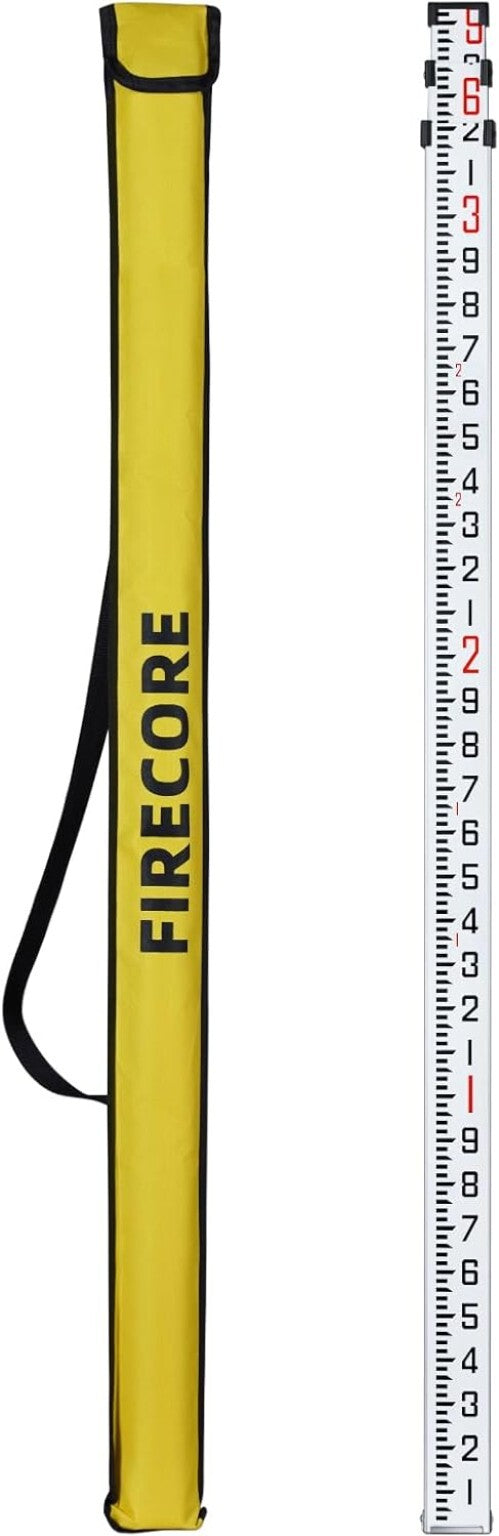 Lightweight 9-foot Survey Rod in Aluminum - Weather Resistant and Easy to Use