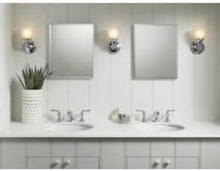 Load image into Gallery viewer, Sleek Frameless Single Door Medicine Cabinet - Adjustable Shelves &amp; Mirror Door