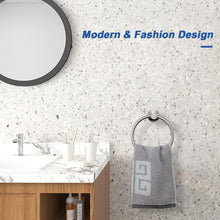 Load image into Gallery viewer, Elegant Wall-Mounted Towel Ring Set - Modern Stainless Steel Brushed Nickel
