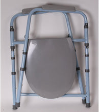 Load image into Gallery viewer, Folding Bedside Commode Chair for Adults - Supports 300lbs, 42 Liners Included