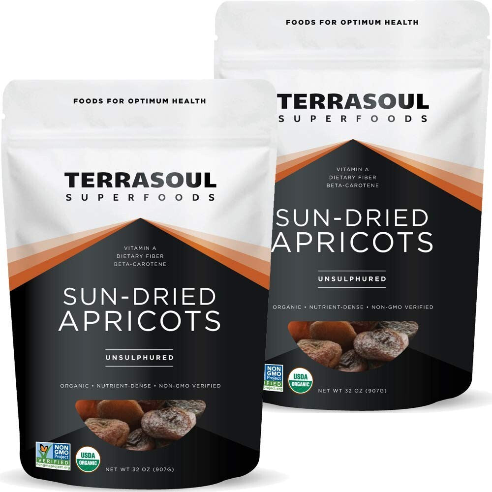 Delicious 4 Lbs Organic Apricots - Non-GMO, Sun-Dried, Gluten-Free Snack