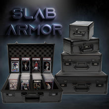Load image into Gallery viewer, PSA Graded Card Storage Box - 4 Row Aluminum Case for 160+ Cards - Black