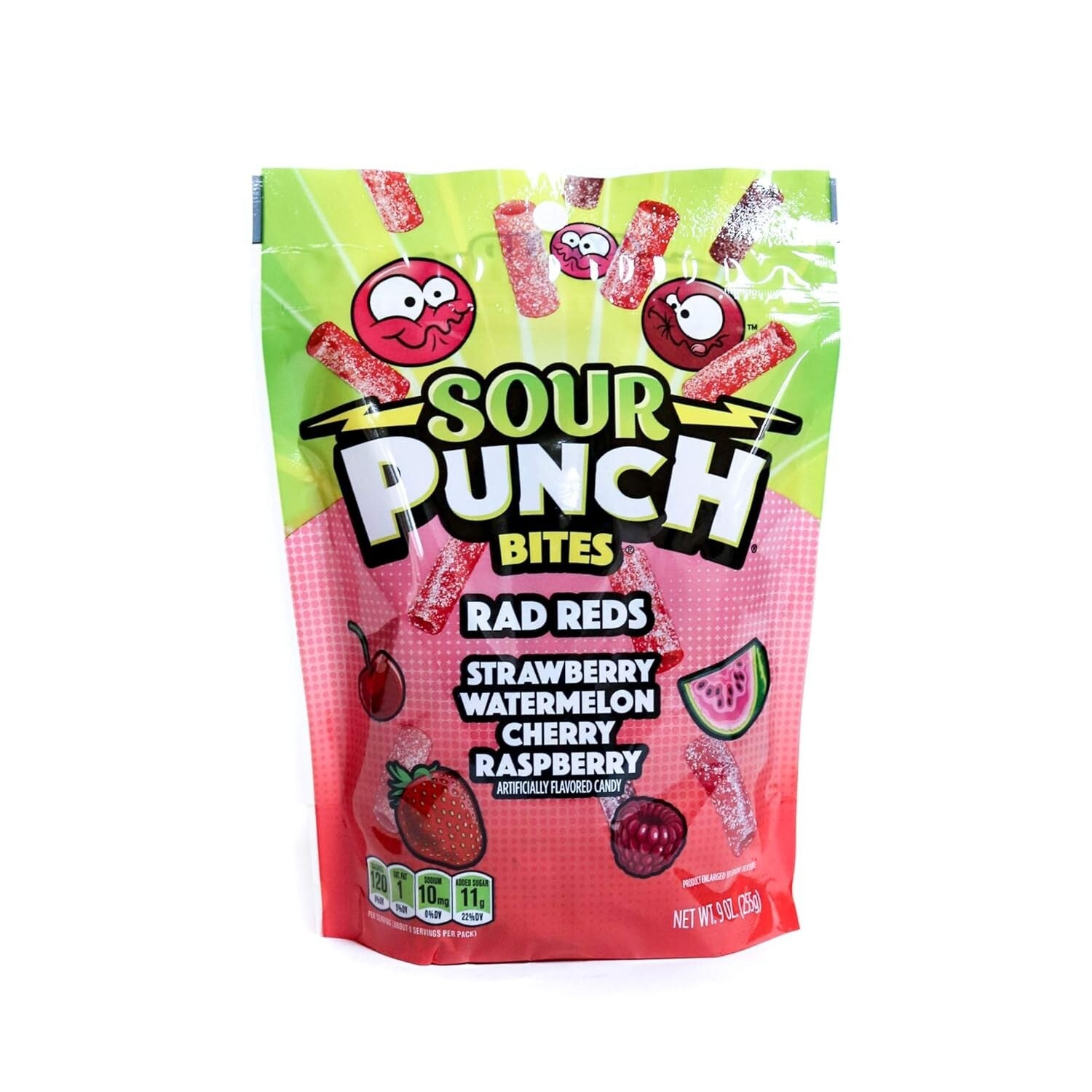 Delicious Low-Fat Red Flavor Bites: Cherry, Strawberry, Watermelon & Raspberry