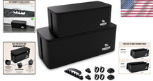 Load image into Gallery viewer, Modern Cord Organizer Box 2 Pack - Fire-Retardant and Dust-Proof Design