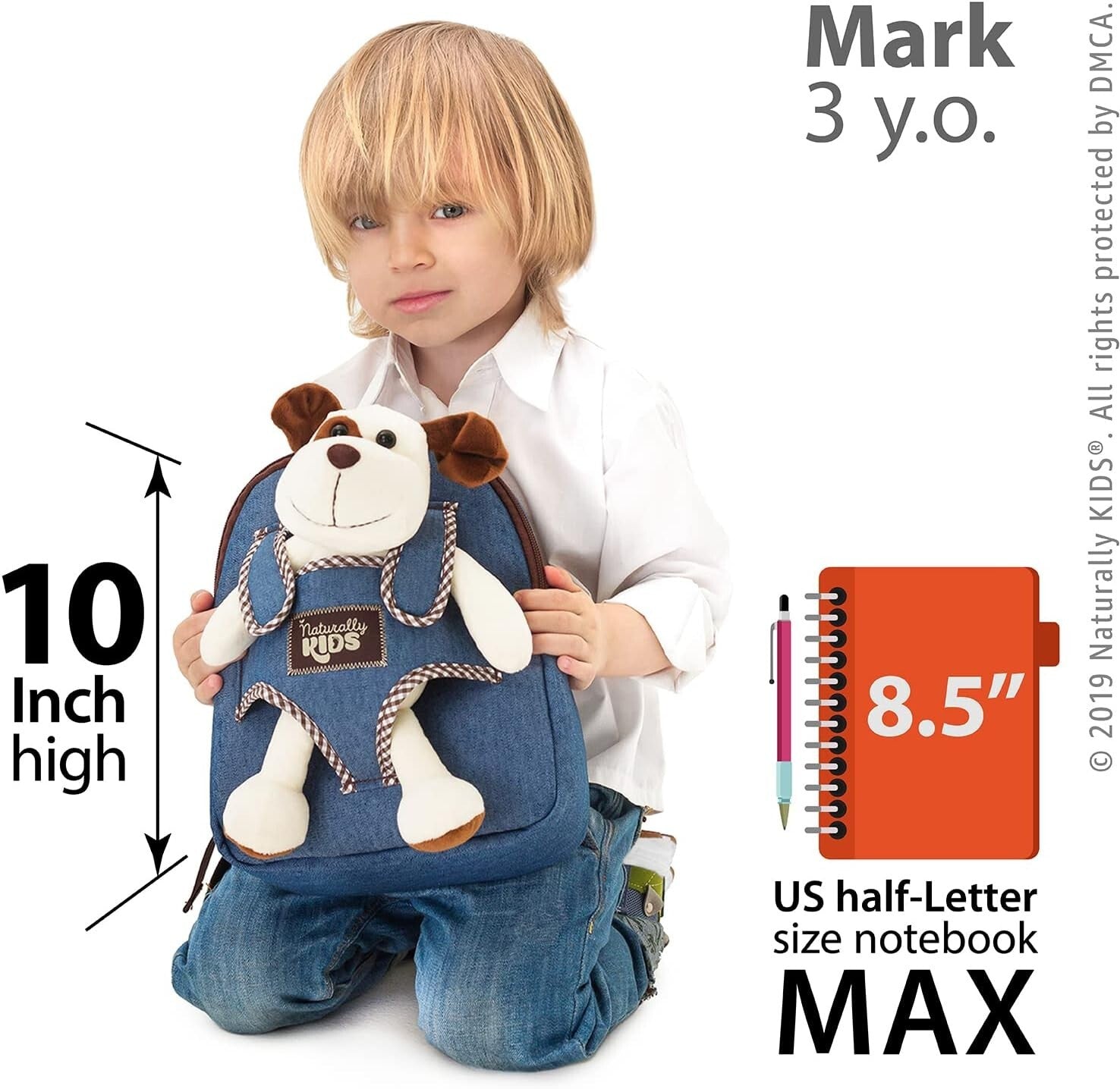 Adorable Toddler Dog Backpack with Padded Straps – Ideal for Young Explorers