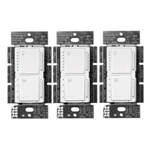 Load image into Gallery viewer, Maestro 3-Pack LED Dimmer and Ceiling Fan Control - Quick &amp; Easy Installation