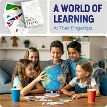 Load image into Gallery viewer, 9" Illuminated Kids World Globe - Interactive STEM Learning and Nightlight