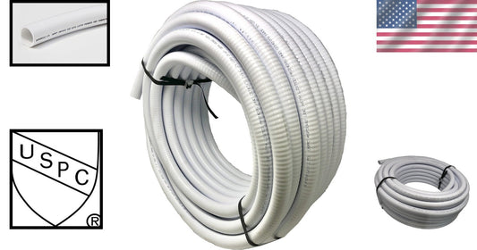 Durable 25 FT Flexible PVC Hose for Pools, Spas & Water Gardening - 1.5 Inch