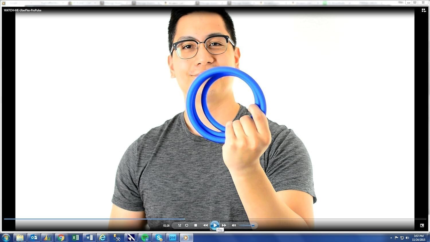 Lightweight UBERFLEX 3,100 PSI Pressure Washer Hose - Kink-Resistant 50' Length