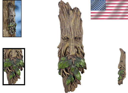 Whispering Wilhelm Tree Ent Wall Mount Plaque - Hand-Painted Home Decor