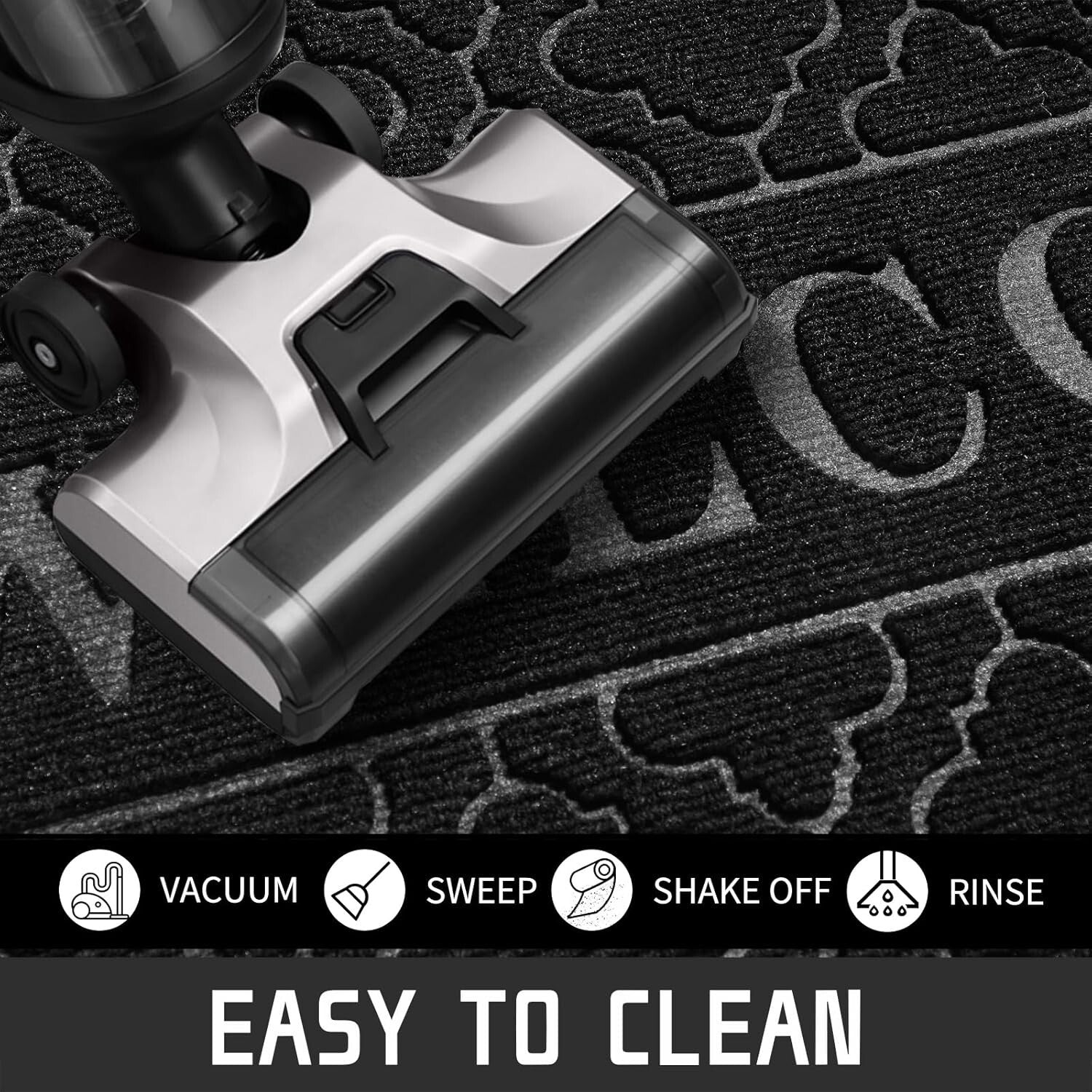 36x24 Inch Fade & Stain Resistant Doormat for High Traffic Indoor/Outdoor Areas