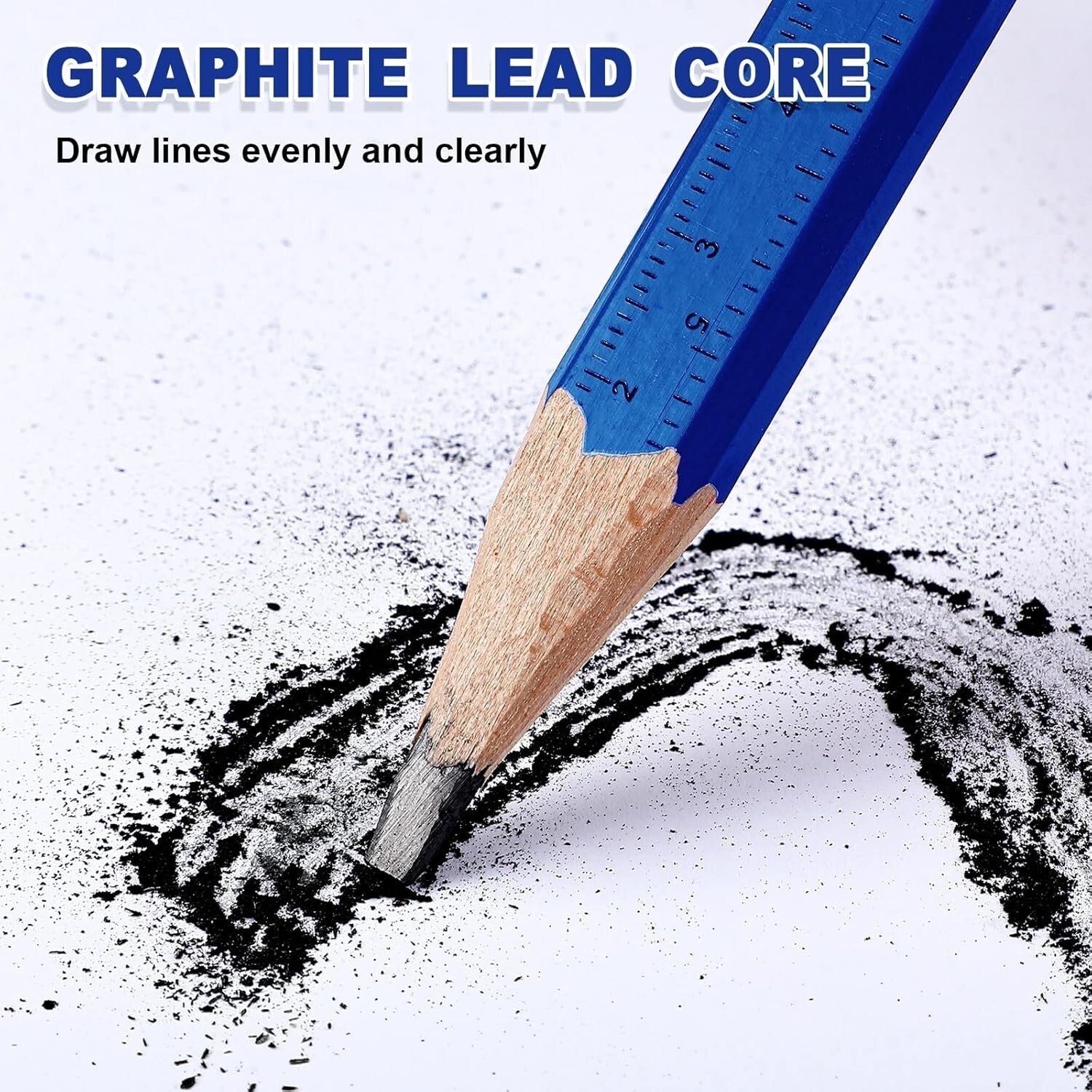 Professional Woodworking Pencils & Sharpeners Set - 200 Pcs for Accurate Marking