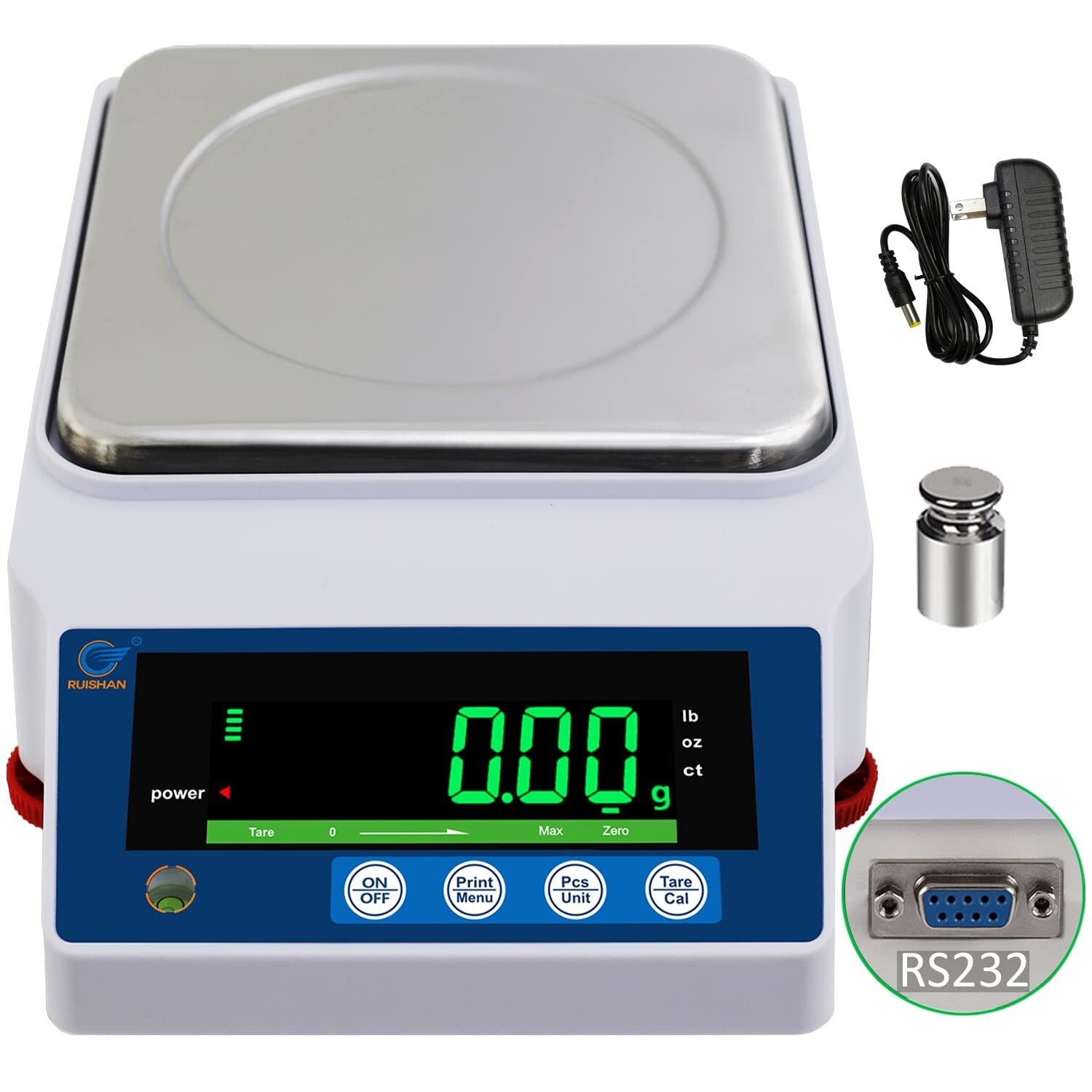 High Precision 5000g Electronic Analytical Balance - Ideal for Jewelry & Labs