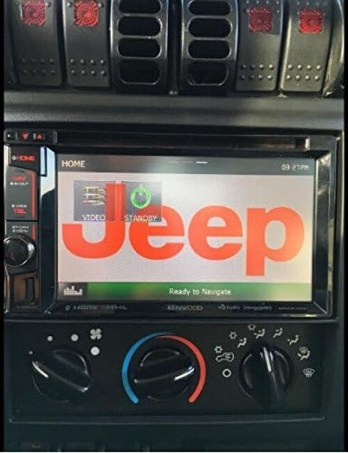 Double Din Radio Stereo Dash Kit for Jeep Wrangler 03-06: Flawless Fit & Easy...