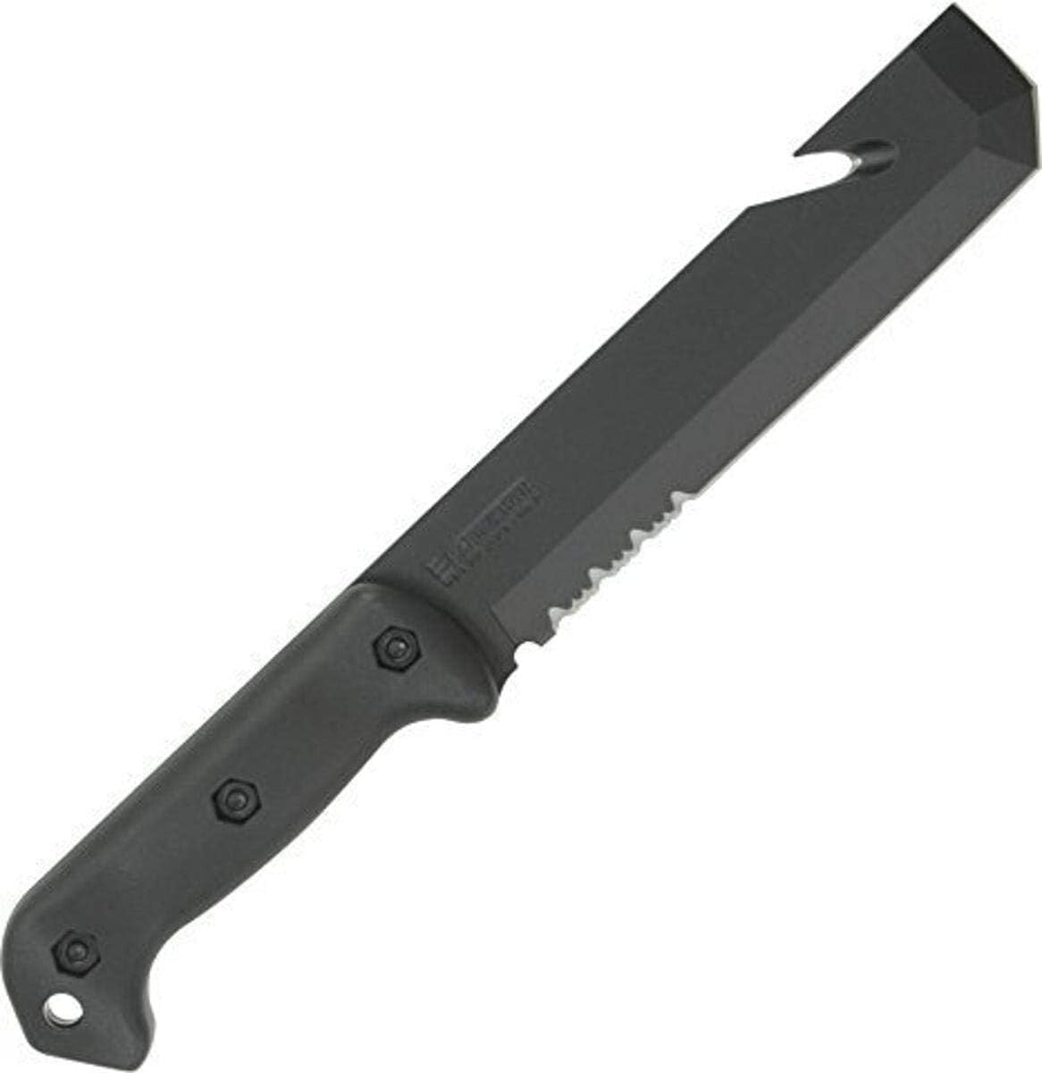Durable 7" Becker Tac Tool - 1095 Steel Hunting Knife with Glass-Filled Sheath