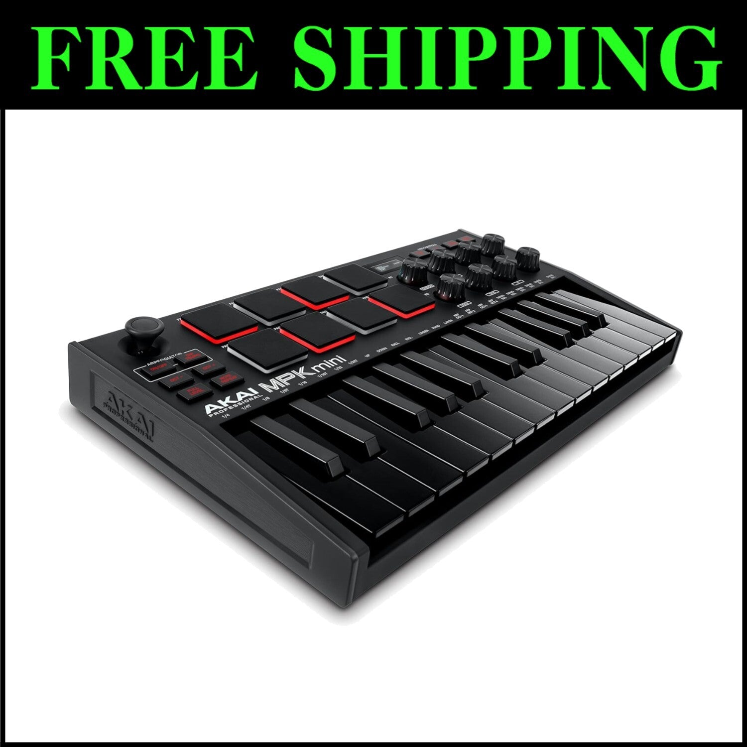 MPK Mini MK3 USB MIDI Controller - 25 Keys, Joystick, and Sound Library Access