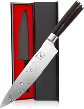 Load image into Gallery viewer, 8-Inch Japanese Chef Knife with Ergonomic Pakka Handle - Premium Gift Box Ready