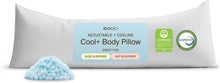 Load image into Gallery viewer, Full Body Support Pillow 18x52 for Pregnancy &amp; Side Sleepers - Cool+ Adjustable