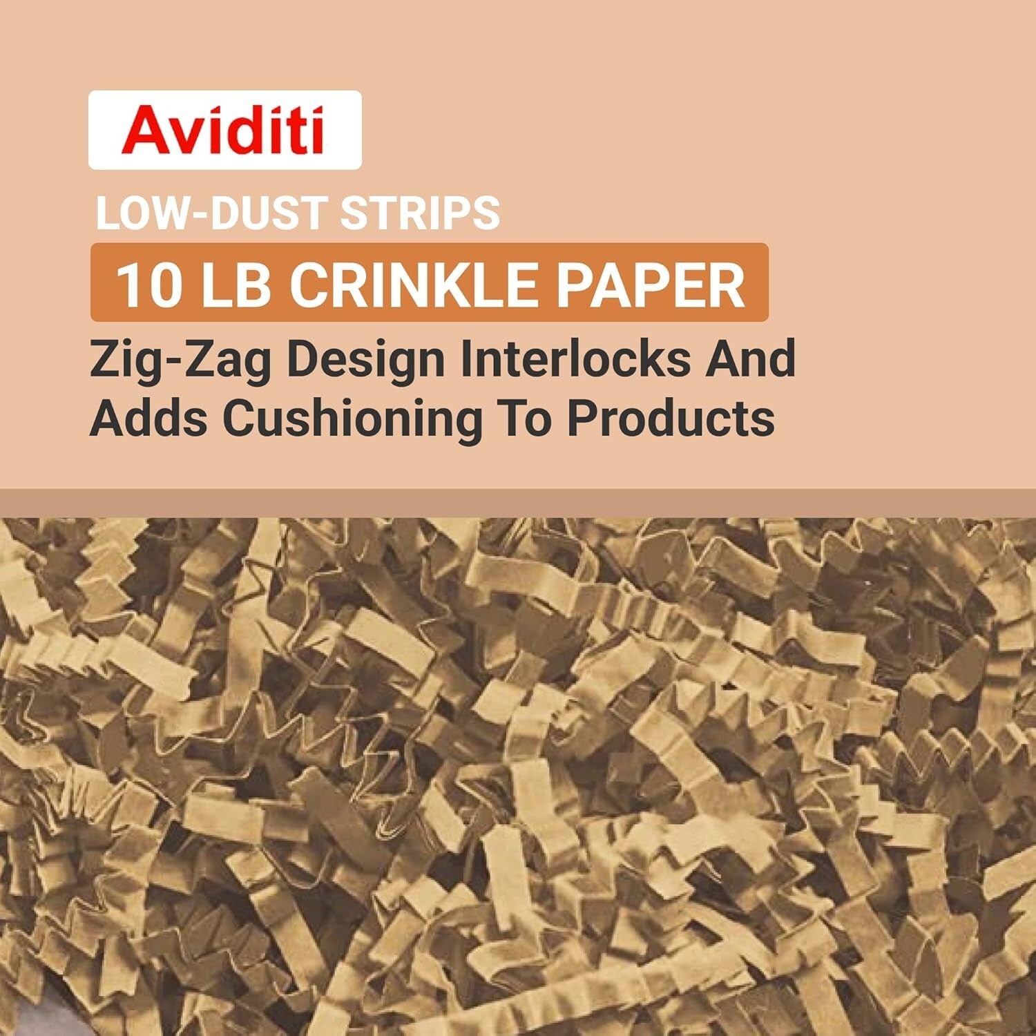 Eco-Friendly 10 lb. Crinkle Cut Paper Shred Filler - Perfect for Gift Baskets