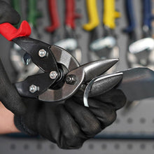 Load image into Gallery viewer, Professional Left &amp; Right Cut Offset Aviation Snip Set with Forged Steel Blades