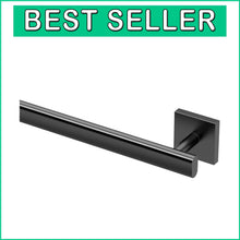 Load image into Gallery viewer, Luxury 30-Inch Matte Black Towel Holder - Minimalist Design for Your Bathroom