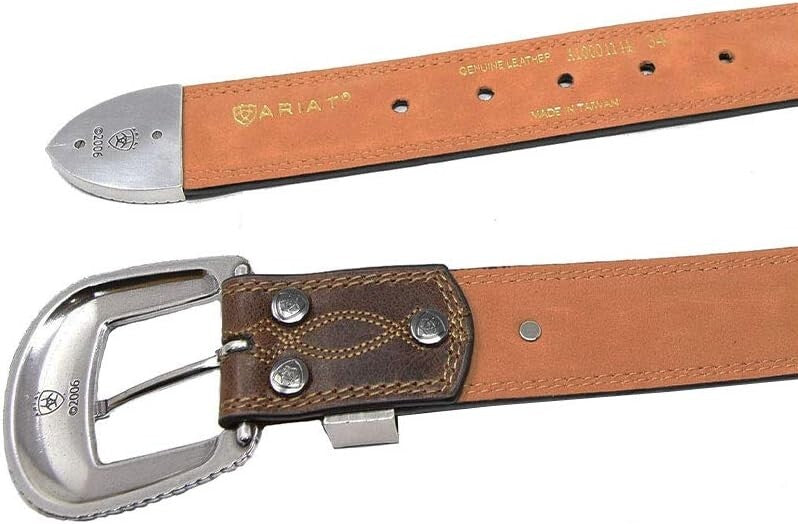 Cotton Women's Fatbaby Center Stitch Belt - 34' Brown Essential for Fashionistas