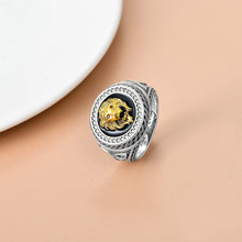 Load image into Gallery viewer, Exquisite Lion Head Ring in 925 Silver for Men - Graduation and Birthday Gift