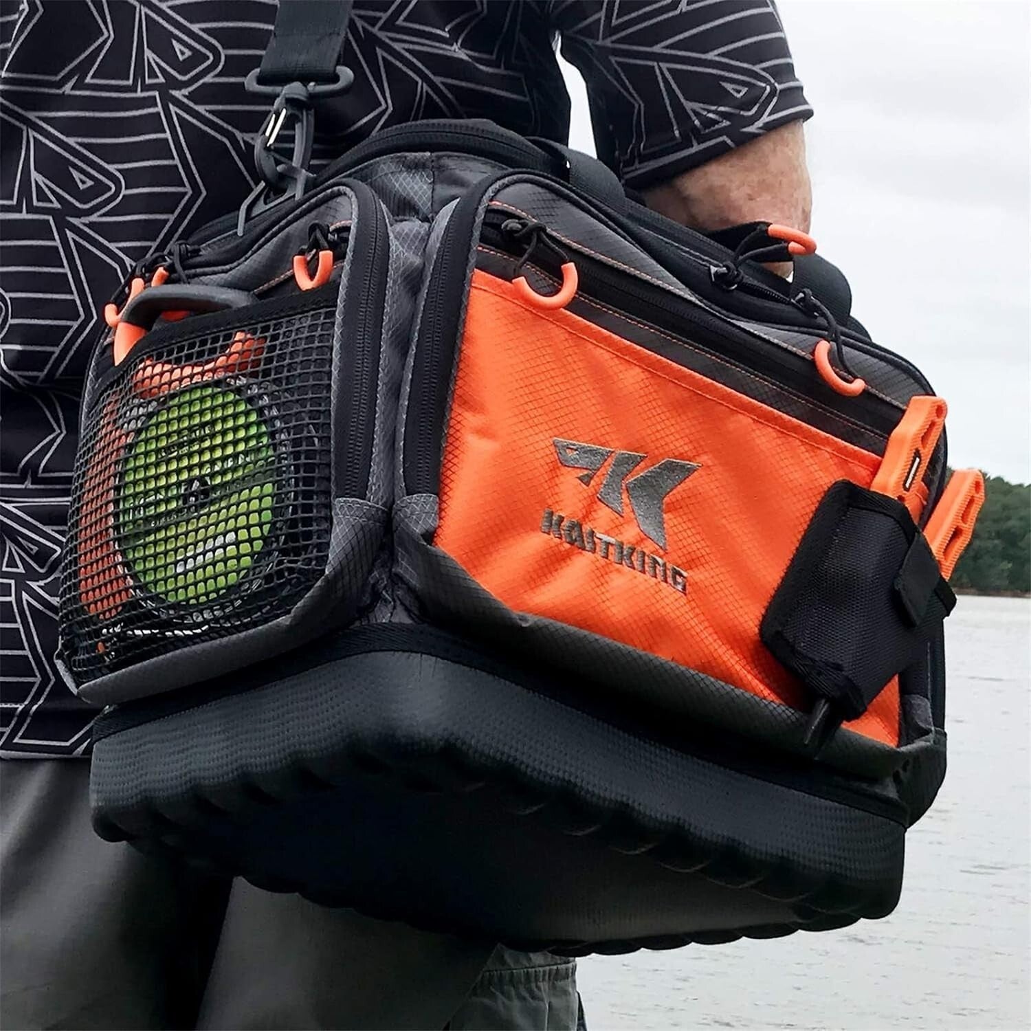 Compact Fishing Tackle Storage Bag with Waterproof Bottom - Lifetime Use