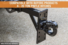 Load image into Gallery viewer, Versatile Black Pintle Hook Hitch Mount - 6 Position Adjustable with 14.5 Shank