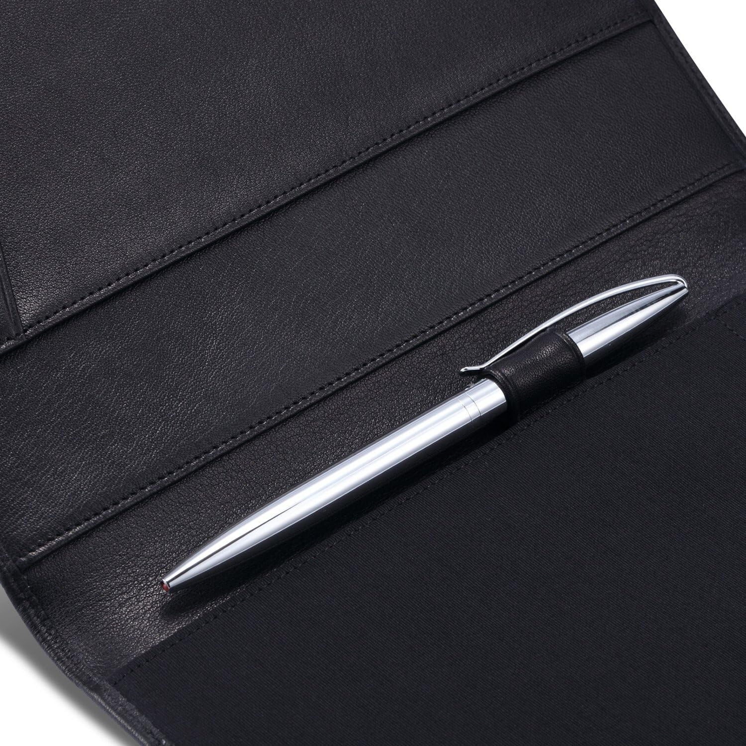 Handmade Italian Calfskin Business Portfolio Notebook Folder, Luxurious Gift